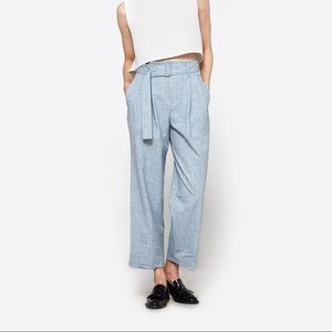 (Need Supply) Stelen Sky Grey Wide Leg Pants